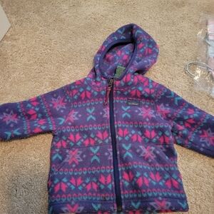 L.L. Bean Kids' Multicolor Fleece Jacket